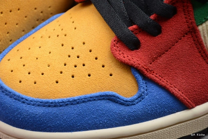 Jordan CU2805- Trendy Air Mid 1 SE Blue 889 Fearless the Great 0101